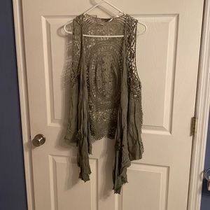 Size medium crochet boho vest